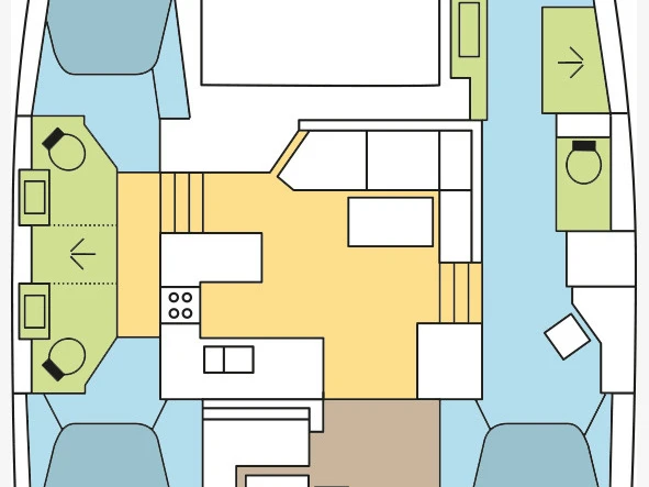Bareboat Rental Catamaran Fountaine Pajot with a boat licence