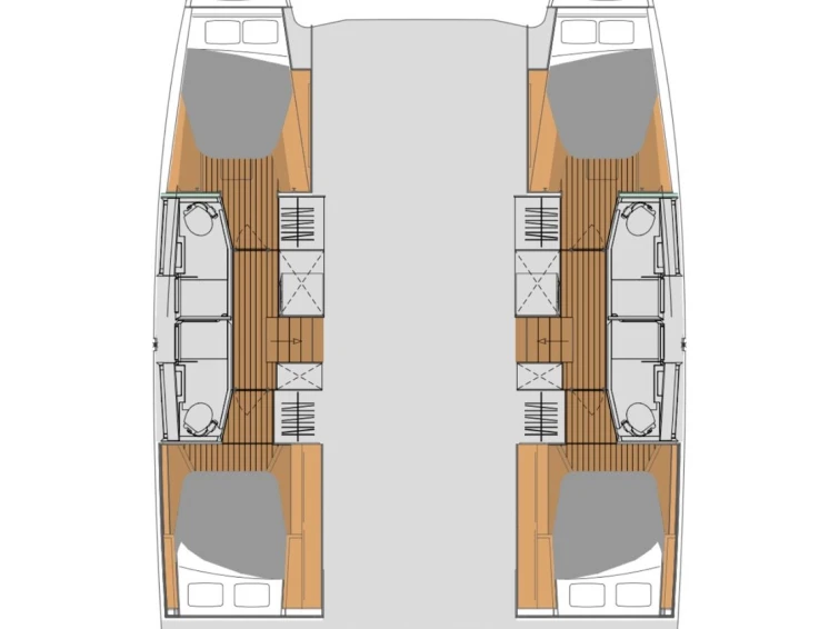 Bareboat Rental Catamaran Fountaine Pajot with a boat licence