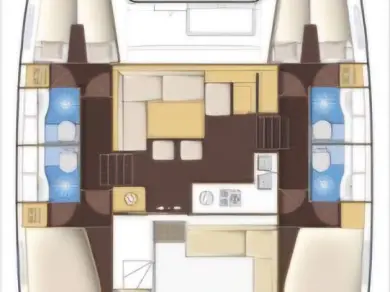 Lagoon Lagoon 400 S2 charter bareboat or captained in  Ko Samui (Koh Samui)