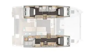 Catamaran rental in Rogoznica - Lagoon Lagoon 43