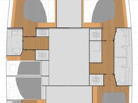 Catamaran rental with or without captain Fountaine Pajot Adaköy