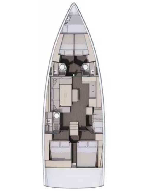 Yacht charter Dénia cheap Dufour 470