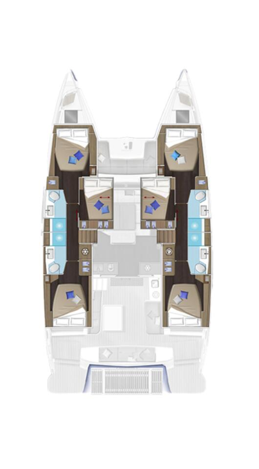 Yacht charter El Gouna cheap Lagoon 51