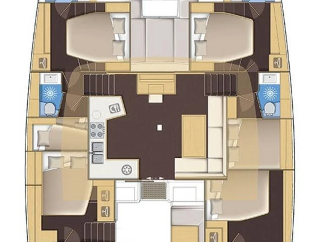 Boat rental Lagoon Lagoon 52 F in Trogir on Samboat