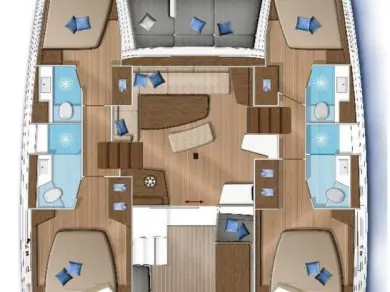 Catamaran rental with or without captain Lagoon Préveza