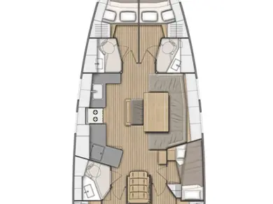Sailboat rental with or without captain Bénéteau Préveza