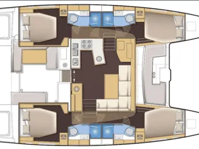 Catamaran rental with or without captain Lagoon Parish of Saint George
