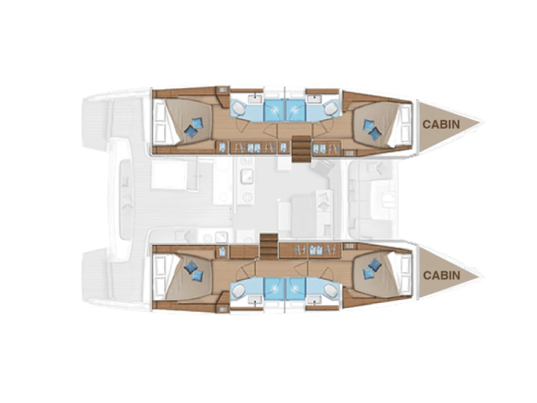 Lagoon Lagoon 46 charter bareboat or captained in  Parish of Saint George