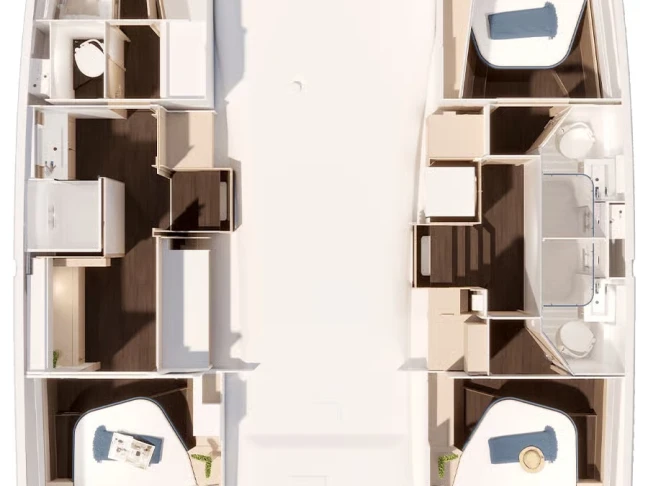 Fountaine Pajot Fountaine Pajot FP 44 Maestro - 3 cab. charter bareboat or captained in  Saint-Raphaël