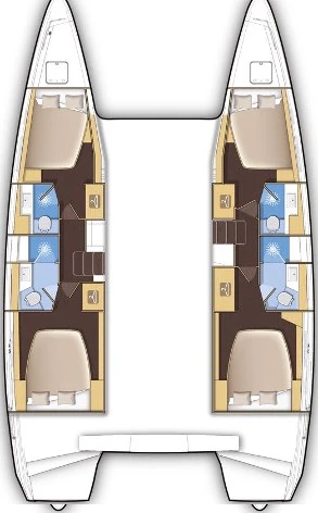 Lagoon Lagoon 42 in Saint-Raphaël on SamBoat