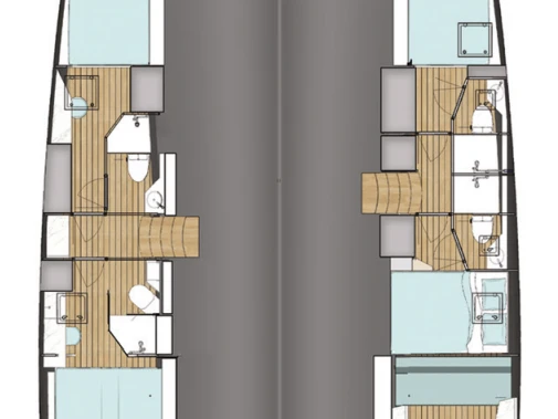 Rent a Wave Catamarans Wave 50 - 5 cab. Olbia