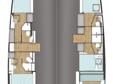 Rent a Wave Catamarans Wave 50 - 5 cab. Olbia