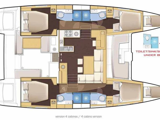 Catamaran rental with or without captain Lagoon Parham Town