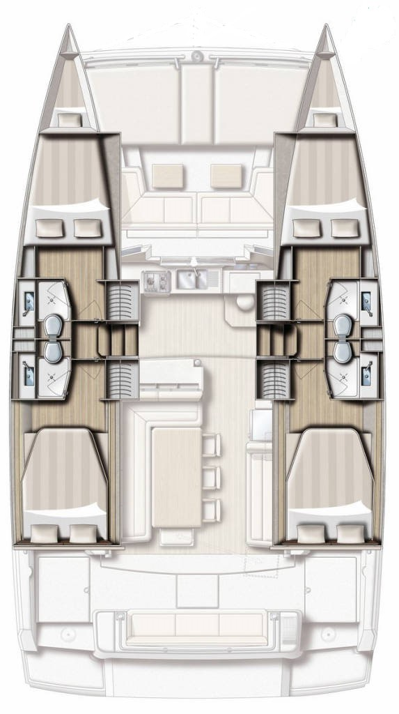 Yacht charter Capo d'Orlando cheap Bali 4.1