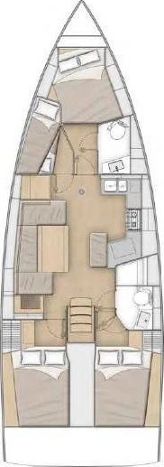 Yacht charter Capo d'Orlando cheap Oceanis 40.1