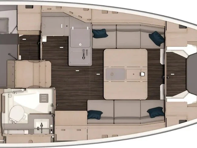 Dufour Dufour 37 charter bareboat or captained in  Palermo