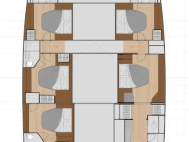 Catamaran rental in Palermo - Fountaine Pajot Fountaine Pajot Samana 59 - 5 + 2 cab.