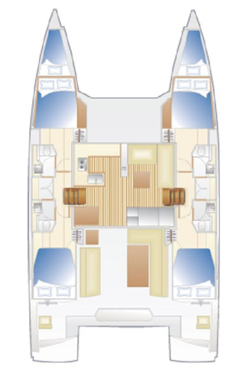 Catamaran rental with or without captain Nautitech Gouvia