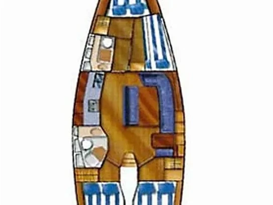 Bareboat Rental Sailboat Dufour with a boat licence