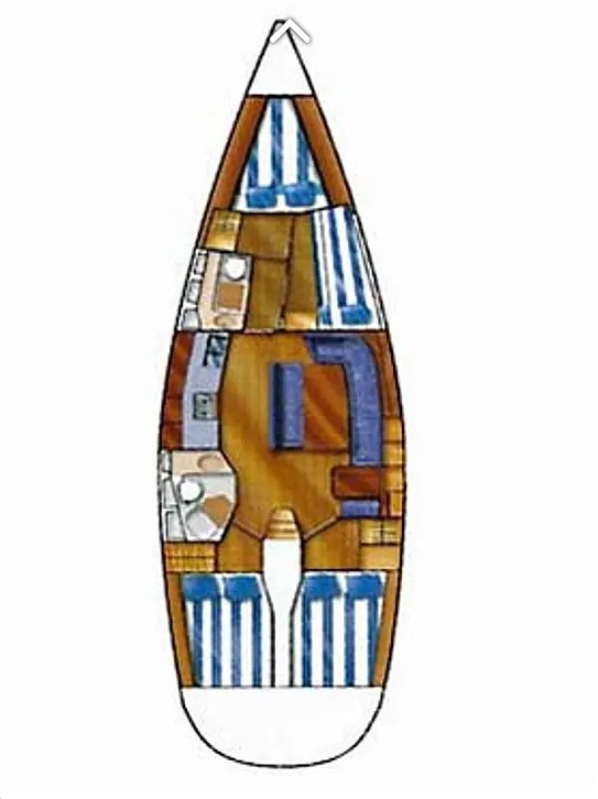 Bareboat Rental Sailboat Dufour with a boat licence