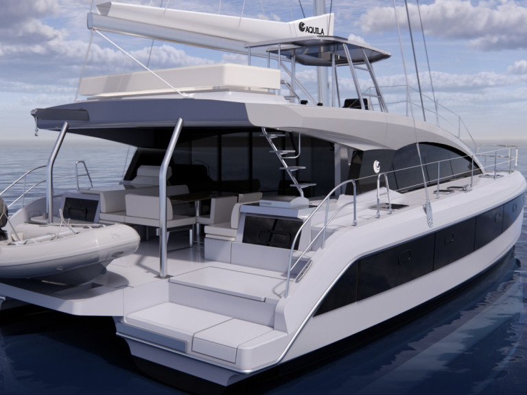 Catamaran rental with or without captain Aquila Parham Town