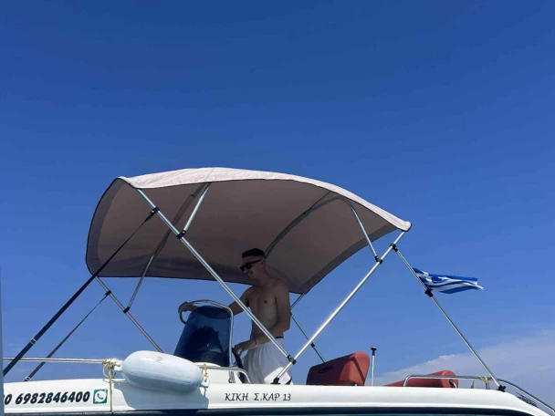 Poseidon Blu Water 170 charter bareboat or captained in  Kos