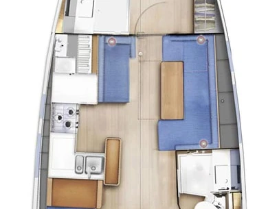 Sailboat rental in Tropea - Jeanneau Sun Odyssey 410