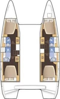 Catamaran for rent Bas du Fort at the best price