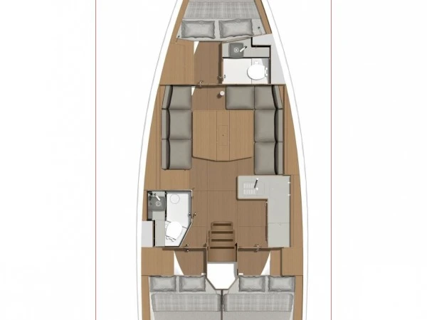 Boat rental Dufour Dufour 390 GL in Biograd na Moru on Samboat