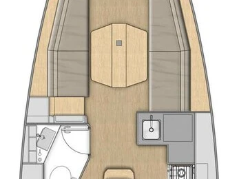 Sailboat rental in Pirovac - Bénéteau Oceanis 34.1