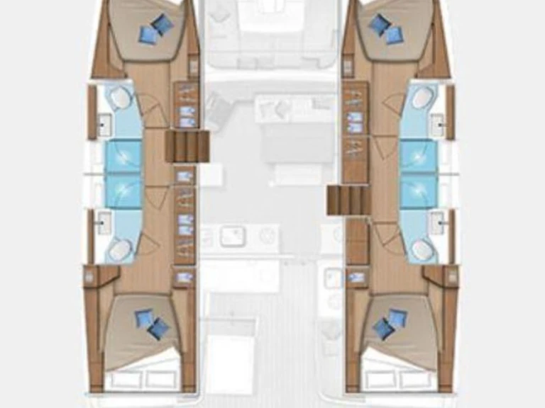 Lagoon Lagoon 46 charter bareboat or captained in  Gouvia