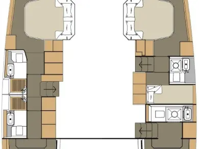 Bareboat Rental Catamaran Dufour with a boat licence