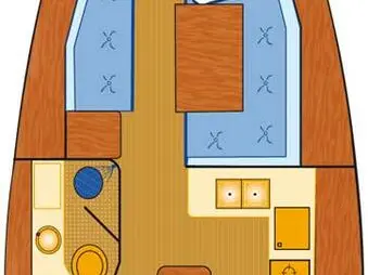 Sailboat rental with or without captain Jeanneau Flensburg