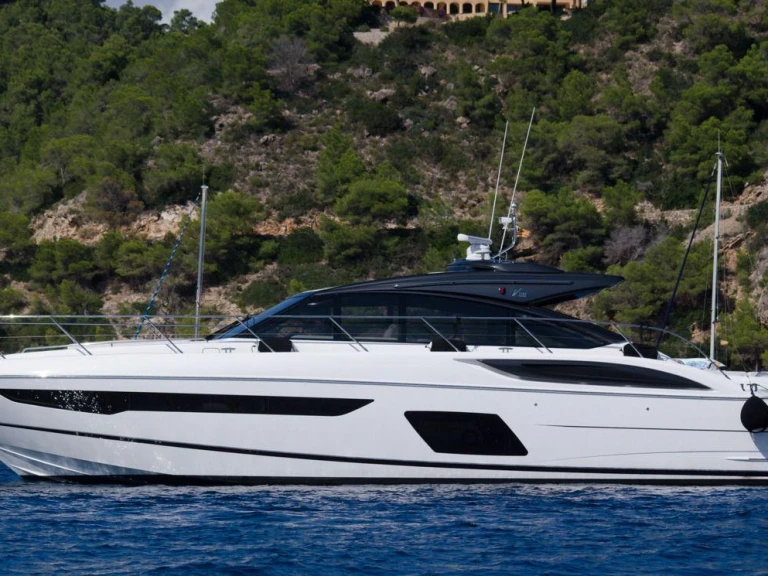 Princess Princess V58 charter bareboat or captained in  Marina Botafoch