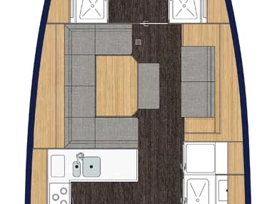 Sailboat for rent Gouvia at the best price