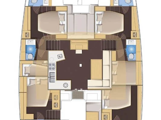 Yacht charter Palma de Mallorca cheap Lagoon 52 F