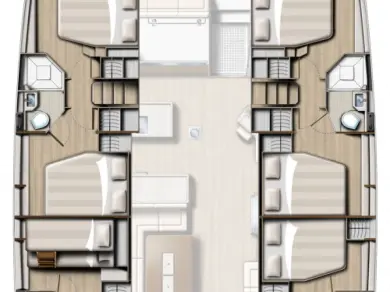 Catamaran rental in Alimos - Bali Bali 5.4