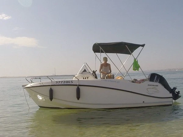 Quicksilver Activ 505 Open charter bareboat or captained in  Olhão