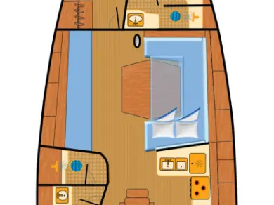 Bareboat Rental Sailboat Dehler with a boat licence