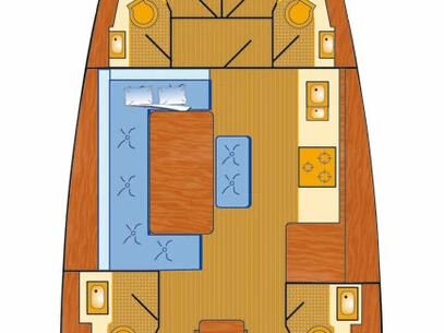 Sailboat rental in Punat - Dufour Dufour 460 Grand Large