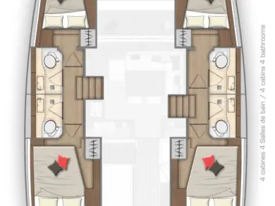 Bareboat Rental Catamaran Lagoon with a boat licence