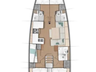 Jeanneau Sun Odyssey 490 charter bareboat or captained in  Fethiye