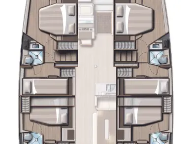 Catamaran rental with or without captain Bali Seget Donji