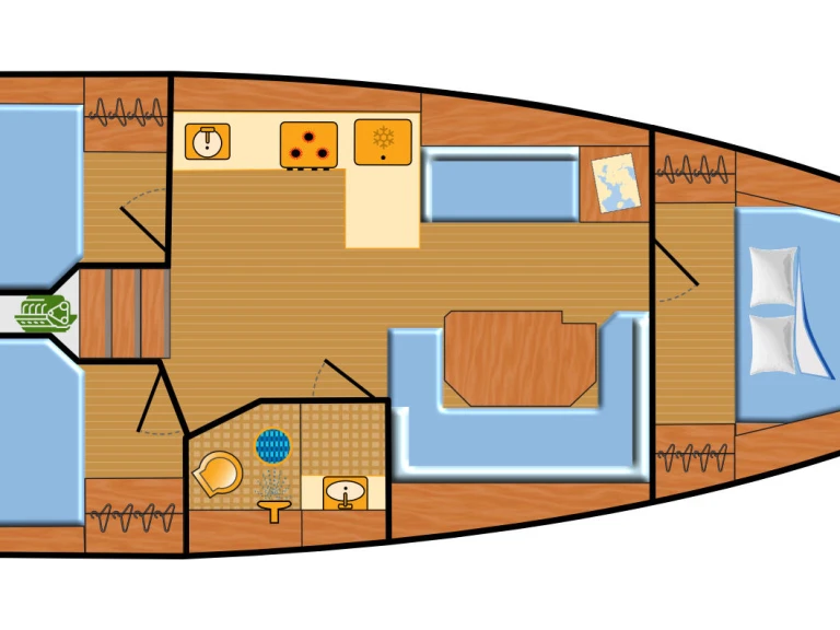 Yacht charter Palma de Mallorca cheap Bavaria C38