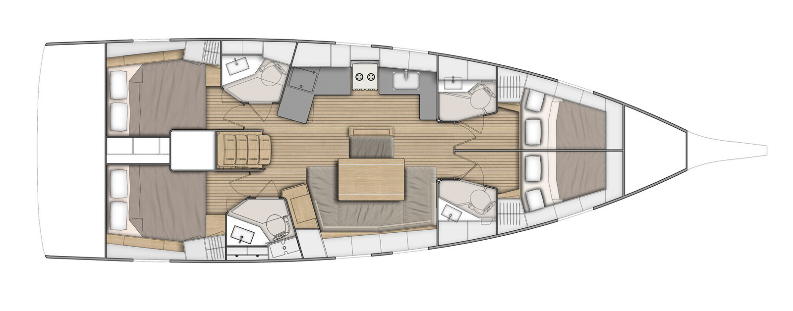 Sailboat rental in Lefkáda - Bénéteau Oceanis 46.1