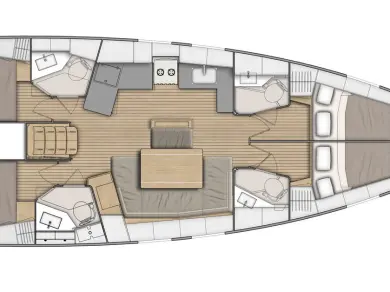 Sailboat rental in Lefkáda - Bénéteau Oceanis 46.1