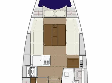 Sailboat rental with or without captain Dufour Zaton