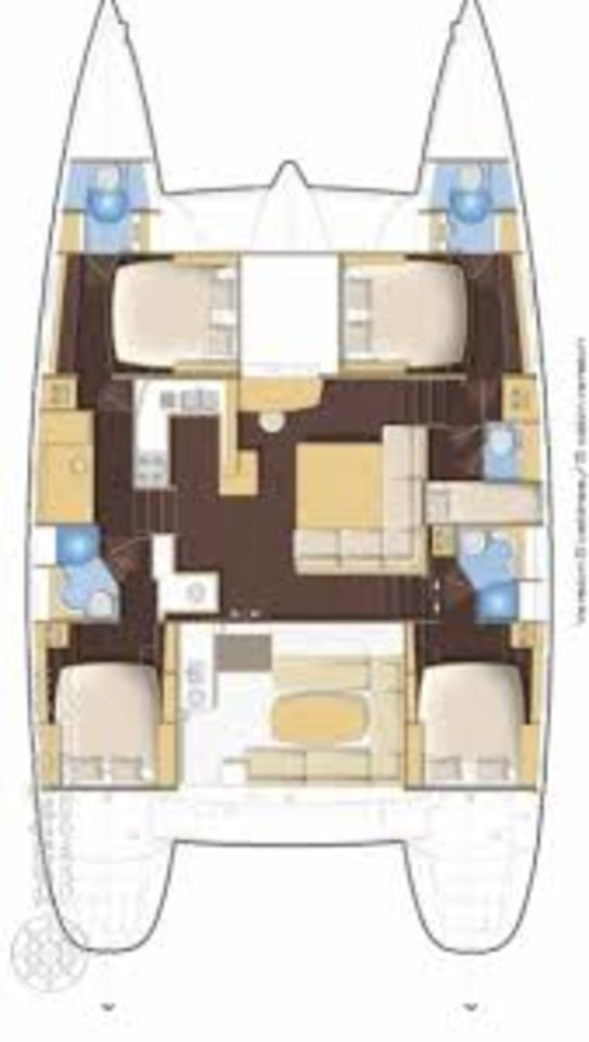 Catamaran rental in Corazón de Jesús Island - Lagoon Lagoon 500