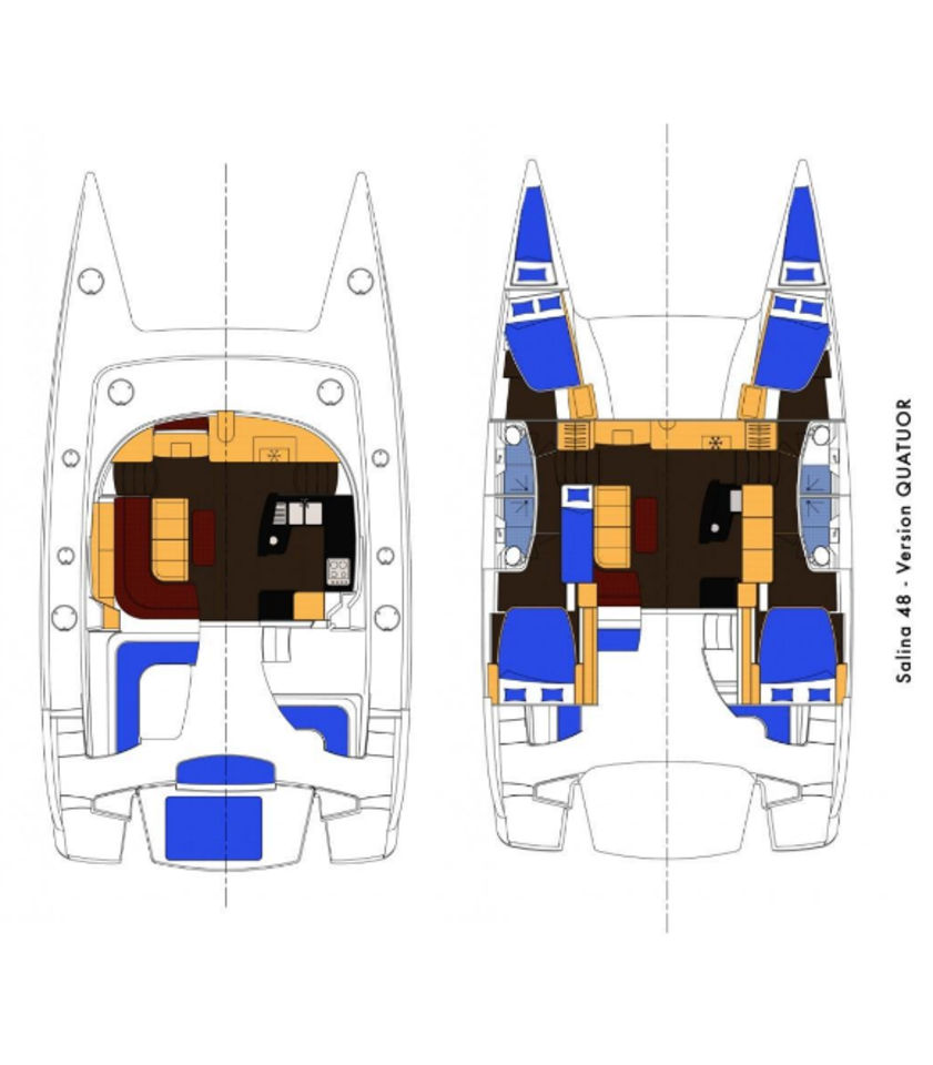 Rent a Fountaine Pajot Salina 48 Corazón de Jesús Island
