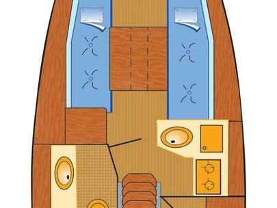 Sailboat for rent Barth at the best price